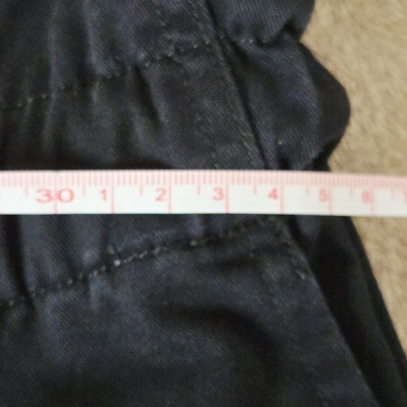 Urban Outfitters Women Black High Rise Button Front Paperbag Waist Pant Size S - Picture 11 of 14